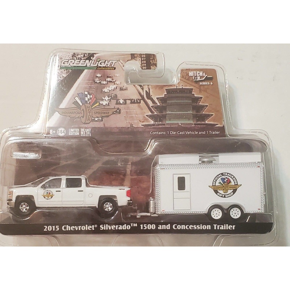 Greenlight Chevy Silverado and Concession Trailer Indianapolis Speedway